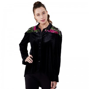 Baumwolle Frauen Lange Bluse Muslimah Langarm Damen Bluse JCGJ190315081