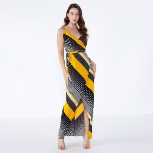 Kleid 2019 Mode-Damen mögen langes Sommer-reizvolles Frauen-Kleid